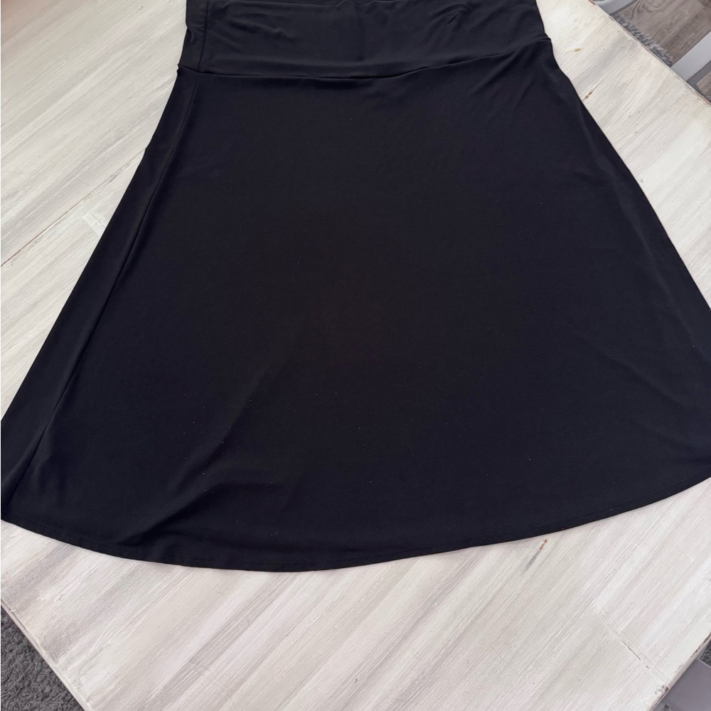 LulaRoe Azure - Black A-Line Women's Skirt